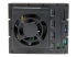HSB4SATSASBA - StarTech.com Flyttbart hyllfritt bakpanelställ i aluminium med hot swap-funktion för fyra 3,5" SAS II/SATA III - Tillbaka