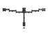 7350073733385 - Multibrackets M Deskmount Basic Triple - Tillbaka