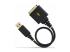1P1FFC-USB-SERIAL - StarTech.com 1ft (30cm) USB to Serial Adapter Cable, COM Retention, RS232 - Framsidan