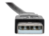U024-001-KPA-BK - Eaton Tripp Lite Series USB 2.0 All-in-One Keystone/Panel Mount Extension Cable (M/F), Angled Connector, 1 ft. (0.31 m) - Närbild