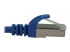 N262-S15-BL - Eaton Tripp Lite Series Cat6a 10G Snagless Shielded Slim STP Ethernet Cable (RJ45 M/M), PoE, Blue, 15 ft. (4.6 m) - Närbild