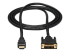 HDMIDVIMM6 - StarTech.com 6ft (1.8m) HDMI to DVI Cable, DVI-D to HDMI Display Cable (1920x1200p), Black, 19 Pin HDMI Male to DVI-D Male Cable Adapter, Digital Monitor Cable, M/M, Single Link - Framsidan