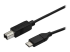 USB2CB50CM - StarTech.com USB C to USB B Printer Cable - Höger vinkel