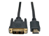 P566-006 - Eaton Tripp Lite Series HDMI to DVI Adapter Cable (HDMI to DVI-D M/M), 6 ft. (1.8 m) - Framsidan