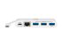 U460-003-3AG-C - Eaton Tripp Lite series 3-Port USB-C hub w/ Gigabit ethernet GbE, USB-C Charging USB Type C USB 3.1 Hub - Framsidan