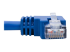 N204-001-BL-LA - Eaton Tripp Lite Series Left-Angle Cat6 Gigabit Molded UTP Ethernet Cable (RJ45 Left-Angle M to RJ45 M), Blue, 1 ft. (0.31 m) - Närbild