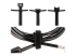 B506I-HOOK-LOOP-TIES - StarTech.com 6in Hook and Loop Cable Ties, 50 Pack, Black, Reusable Cable Straps, Adjustable and Flexible, Cord Organizer Tie/Wraps for Professional Cable Management - Framsidan