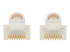 N261AB-S10-WH - Eaton Tripp Lite Series Safe-IT Cat6a 10G Snagless Antibacterial Slim UTP Ethernet Cable (RJ45 M/M), White, 10 ft. (3.05 m) - Närbild