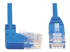 N204-S10-BL-RA - Eaton Tripp Lite Series Right-Angle Cat6 Gigabit Molded Slim UTP Ethernet Cable (RJ45 Right-Angle M to RJ45 M), Blue, 10 ft. (3.05 m) - Närbild