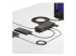 5G7AINDRM-USB-A-HUB - StarTech.com 7-Port Managed USB Hub with 7x USB-A, Heavy Duty with Metal Industrial Housing, ESD & Surge Protection, Wall/Desk/Din-Rail Mountable, USB 3.0/3.1/3.2 Gen 1 5Gbps - Vänster vinkel