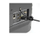 P568-000-LOCK - Eaton Tripp Lite Series HDMI Cable Lock Clamp Tie Screw for HDTVs Blu-Ray Installations - Vänster vinkel