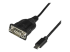 ICUSB232C - StarTech.com USB C till seriell kabeladapter 40 cm - Närbild