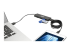 U360-004-SLIM - Eaton Tripp Lite series 4-Port Portable Slim USB 3.0 Superspeed Hub w/ Built In Cable - Höger vinkel
