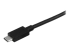 CDP2DPMM6B - StarTech.com 6ft/1.8m USB C to DisplayPort 1.2 Cable 4K 60Hz, USB-C to DisplayPort Adapter Cable HBR2, USB Type-C DP Alt Mode to DP Monitor Video Cable, Works with Thunderbolt 3, Black - Närbild