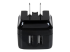 USB2PACBK - StarTech.com USB-väggladdare med två portar - 