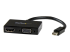 MDP2HDVGA - StarTech.com A/V-reseadapter: 2-i-1 Mini DisplayPort till HDMI eller VGA-konverterare - Höger vinkel