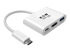 U444-06N-HU-C - Eaton Tripp Lite Series USB C to HDMI Multiport Video Adapter Converter 1080p w/ USB-A Hub & USB-C PD Charging, Thunderbolt 3 CompatibleUSB Type C to HDMI, USB-C to HDMI, USB Type-C to HDMI - Framsidan