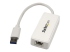 USB31000SPTW - StarTech.com USB 3.0 to Gigabit Ethernet Adapter NIC w/ USB Port (White) - Vänster vinkel