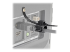 P568-000-LOCK - Eaton Tripp Lite Series HDMI Cable Lock Clamp Tie Screw for HDTVs Blu-Ray Installations - Vänster vinkel