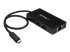 HB30C3A1GE - StarTech.com USB-C-hubb med 3 portar och Gigabit Ethernet - Höger vinkel