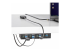 5G7AINDRM-USB-A-HUB - StarTech.com 7-Port Managed USB Hub with 7x USB-A, Heavy Duty with Metal Industrial Housing, ESD & Surge Protection, Wall/Desk/Din-Rail Mountable, USB 3.0/3.1/3.2 Gen 1 5Gbps - Vänster vinkel