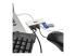 U460-004-4A-C - Eaton Tripp Lite series 4-Port USB 3.1 USB-C to USB-A Hub w/ USB-C Charging Port 5 Gbps - Vänster vinkel