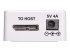U360-010C-2X3 - Eaton Tripp Lite series 10-Port USB 3.0 / USB 2.0 Combo Hub - Vänster sida