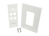 N080-104 - Eaton Tripp Lite Series Single-Gang 4-Port Wall Plate Keystone Cat5/6 USB HDMI Dport RCA - Insida