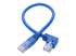 N204-001-BL-LA - Eaton Tripp Lite Series Left-Angle Cat6 Gigabit Molded UTP Ethernet Cable (RJ45 Left-Angle M to RJ45 M), Blue, 1 ft. (0.31 m) - Framsidan