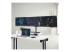 3MP2AG-MONITOR-ARM - StarTech.com Triple Monitor Desk Mount For Up To Three 27in Screens, VESA 75x75/100x100, Tool-Less Arm Adjustments, C-Clamp/Grommet Mount, Spring-Assisted Arms - Höger vinkel