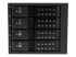 HSB4SATSASBA - StarTech.com Flyttbart hyllfritt bakpanelställ i aluminium med hot swap-funktion för fyra 3,5" SAS II/SATA III - Framsidan