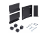CPUMOBILESTND - StarTech.com Computer Tower Cart Rolling CPU Caddy w/ Wheels, Adjustable - Höger vinkel