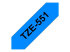 TZE551 - Brother TZe-551 - Svart på blått - Närbild