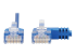 N204-S10-BL-RA - Eaton Tripp Lite Series Right-Angle Cat6 Gigabit Molded Slim UTP Ethernet Cable (RJ45 Right-Angle M to RJ45 M), Blue, 10 ft. (3.05 m) - Framsidan