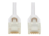 N261AB-S03-WH - Eaton Tripp Lite Series Safe-IT Cat6a 10G Snagless Antibacterial Slim UTP Ethernet Cable (RJ45 M/M), White, 3 ft. (0.91 m) - Närbild