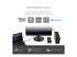 TB31PCIEX16 - StarTech.com Thunderbolt 3 PCIe Expansion Chassis, External Enclosure Box with 1x PCI-Express Slot, 5K/4K Output Via TB3/DP Ports, TAA - Vänster vinkel