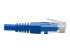 N204-001-BL-LA - Eaton Tripp Lite Series Left-Angle Cat6 Gigabit Molded UTP Ethernet Cable (RJ45 Left-Angle M to RJ45 M), Blue, 1 ft. (0.31 m) - Närbild