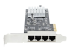 PR42GI-NETWORK-CARD - StarTech.com 4-Port 2.5Gbps NBASE-T PCIe Network Card, Intel I225-V Chip, Quad Port Computer Network Card, Multi-Gigabit NIC, PCI Express Server LAN Card, Desktop Ethernet Interface Card, PCI Express 2.0 (PR42GI-NETWORK-CARD) - Vänster sida