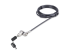 UNIVKA25-LAPTOP-LOCK - StarTech.com 25-Pack Universal Laptop Lock 6.6ft, Keyed Alike Locking Cable, Security Cable, Compatible w/Noble Wedge/Nano/K-Slot, Anti-Theft Cut-Resistant Cable - Höger vinkel