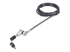 UNIVK-LAPTOP-LOCK - StarTech.com Universal Laptop Lock 6.6ft (2m), Security Cable For Notebook Compatible With Noble Wedge®/Nano/K-Slot; Keyed Locking Cable - Höger vinkel