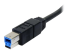 USB3SAB6BK - StarTech.com 6 ft / 2m Black SuperSpeed USB 3.0 Cable A to B - Höger vinkel