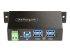 5G4AINDRM-USB-A-HUB - StarTech.com 4-Port Managed USB Hub with 4x USB-A, Heavy Duty with Metal Industrial Housing, ESD & Surge Protection, Wall/Desk/Din-Rail Mountable, USB 3.0/3.1/3.2 Gen 1 5Gbps - Framsidan