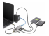 10G2A1C25EPD-USB-HUB - StarTech.com 3-Port USB-C Hub with 2.5 Gigabit Ethernet and 100W Power Delivery Passthrough Laptop Charging, USB-C to 2x USB-A/1x USB-C, USB 3.2 10Gbps Type-C Adapter Hub - Vänster vinkel