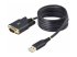 1P6FFC-USB-SERIAL - StarTech.com 6.6ft (2m) USB to Serial Adapter Cable, COM Retention, RS232 - Höger vinkel