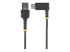 R2ACR-15C-USB-CABLE - StarTech.com 6in (15cm) USB A to C Charging Cable Right Angle, Heavy Duty Fast Charge USB-C Cable, USB 2.0 A to Type-C, Durable and Rugged Aramid Fiber, 3A, S20/iPad/Pixel - Framsidan