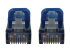 N262-S01-BL - Eaton Tripp Lite Series Cat6a 10G Snagless Shielded Slim STP Ethernet Cable (RJ45 M/M), PoE, Blue, 1 ft. (0.3 m) - 