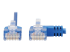 N204-S02-BL-RA - Eaton Tripp Lite Series Right-Angle Cat6 Gigabit Molded Slim UTP Ethernet Cable (RJ45 Right-Angle M to RJ45 M), Blue, 2 ft. (0.61 m) - Närbild