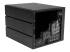 HSB4SATSASBA - StarTech.com Flyttbart hyllfritt bakpanelställ i aluminium med hot swap-funktion för fyra 3,5" SAS II/SATA III - Vänster vinkel