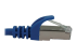 N262-S05-BL - Eaton Tripp Lite Series Cat6a 10G Snagless Shielded Slim STP Ethernet Cable (RJ45 M/M), PoE, Blue, 5 ft. (1.5 m) - Närbild