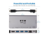 U442-DOCK5D-GY - Eaton Tripp Lite Series USB C Docking Station USB Hub 4k w/ HDMI, Gbe Gigabit Ethernet, SD Card Reader, PD Charging - Flera vinklar